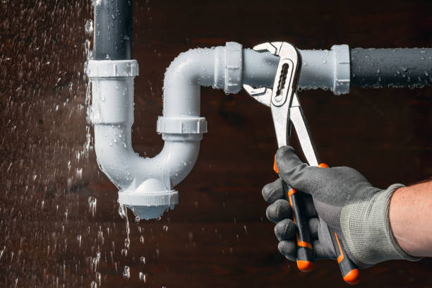 Professional Plumbing technician working in Triangle, VA
